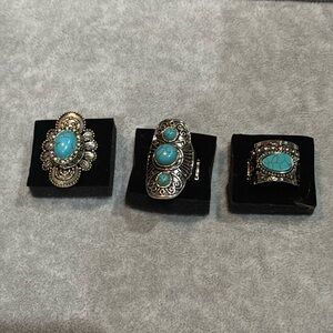 Turquoise rings